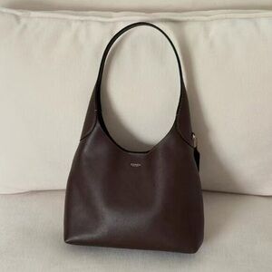 Coach Dark Brown Leather Shoulder Bag🫘🌰